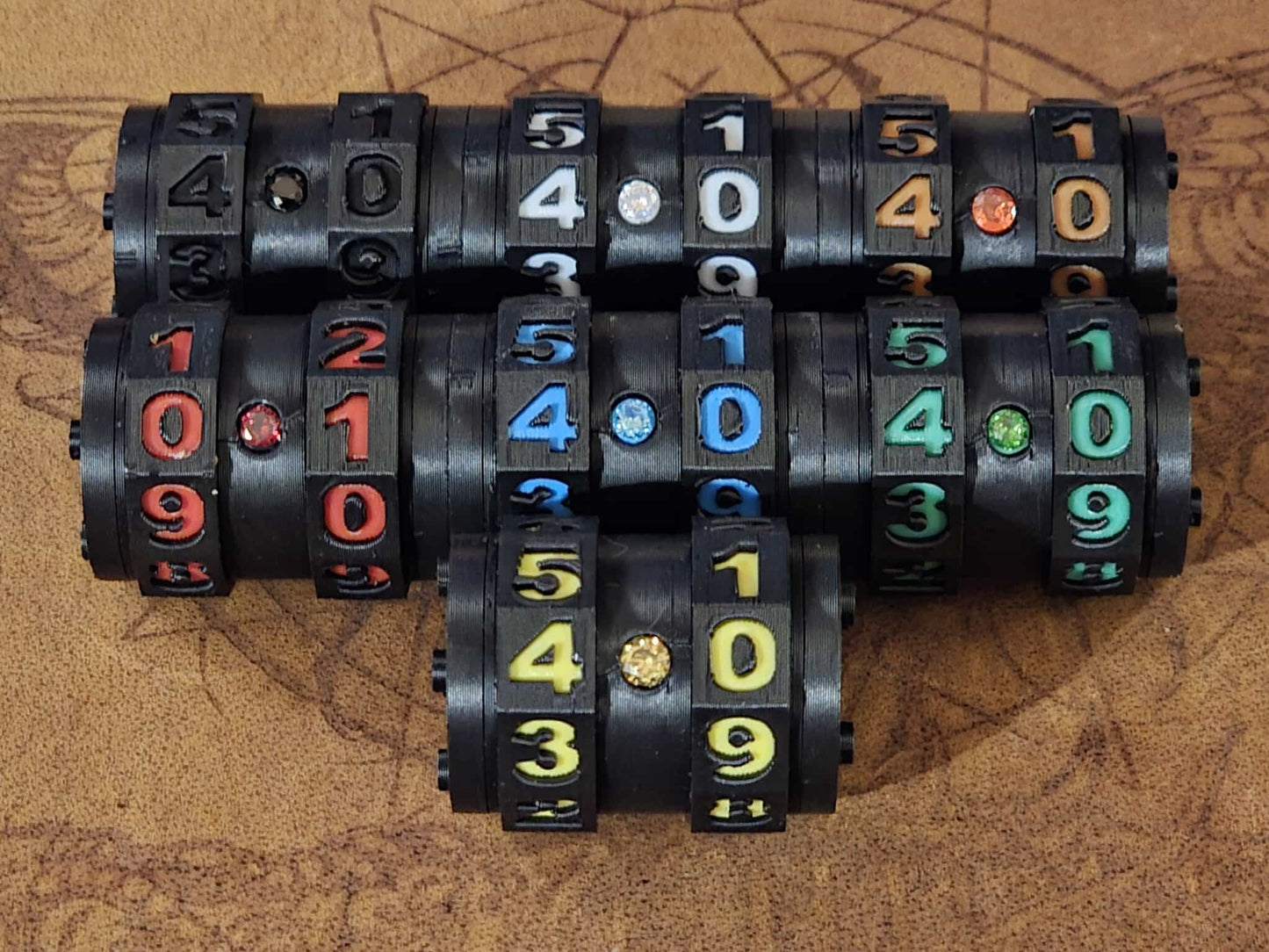 Connect Counters - Black Earth